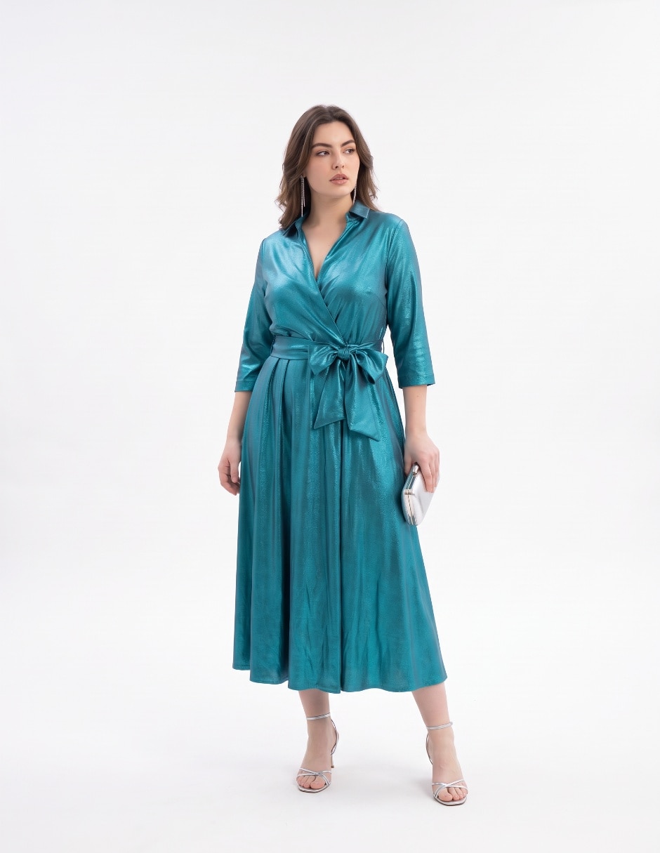 Vestido midi de fiesta para mujer 4