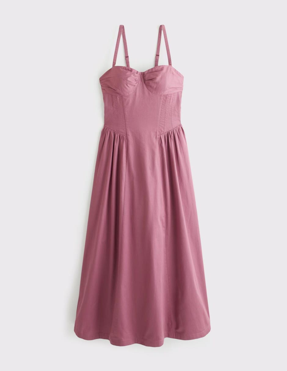 Vestido maxi de fiesta escote Regular