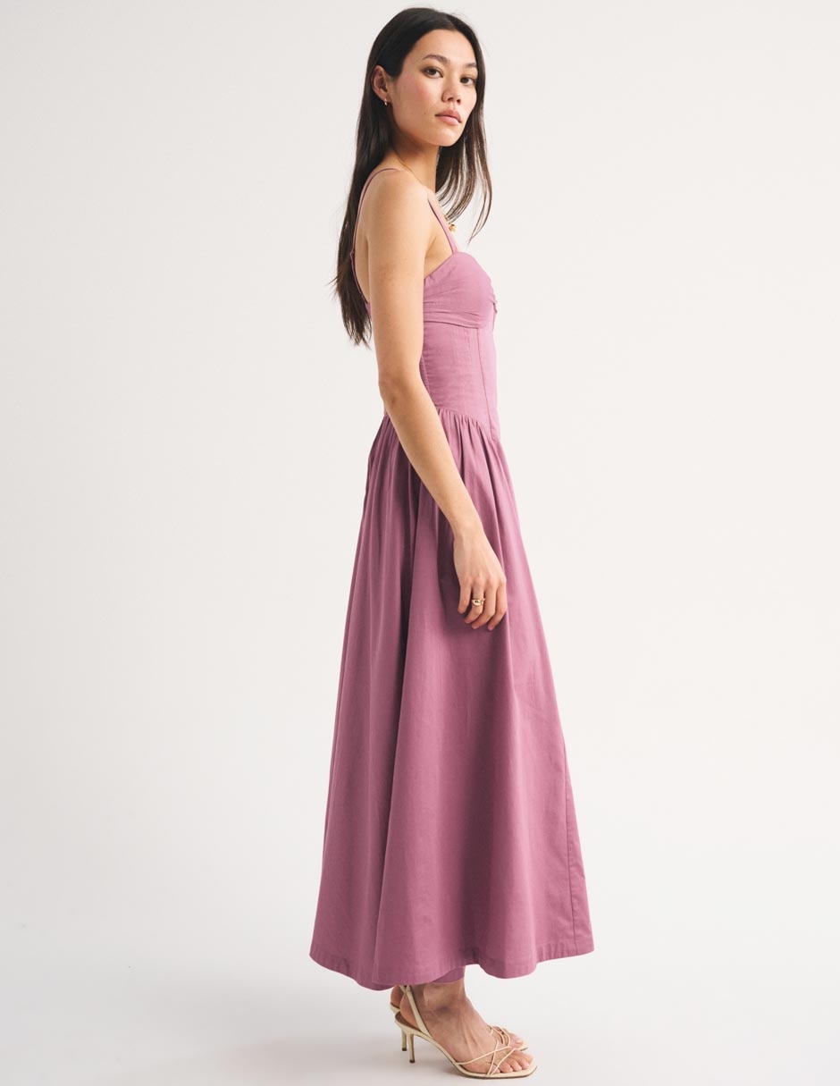 Vestido maxi de fiesta escote Regular 3
