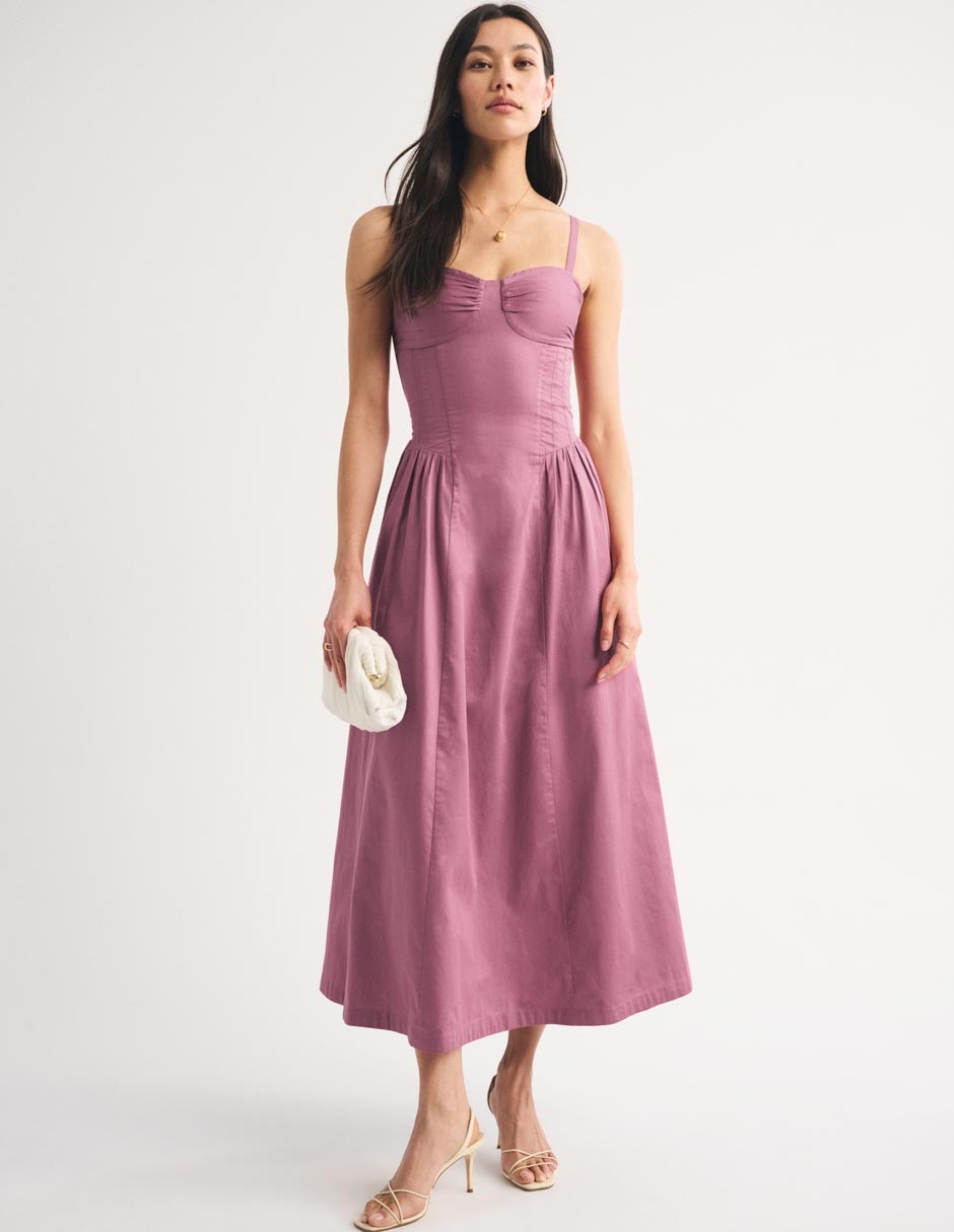 Vestido maxi de fiesta escote Regular 5