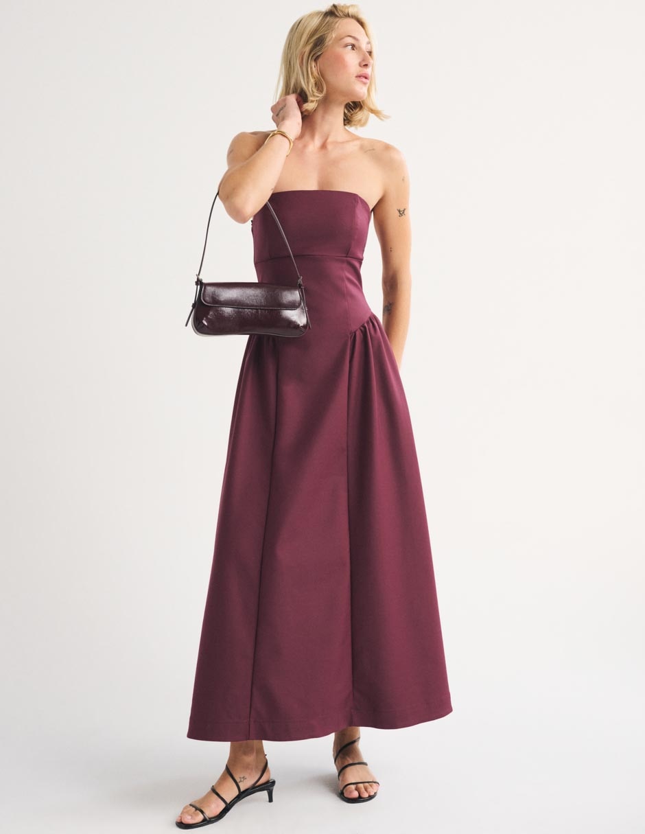 Vestido maxi de fiesta escote Regular 5