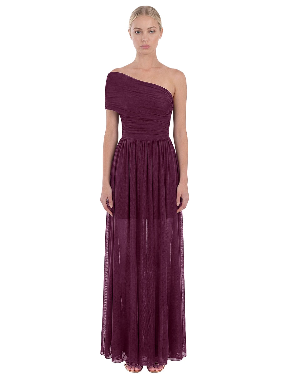 Vestido largo de fiesta escote Bajo 3