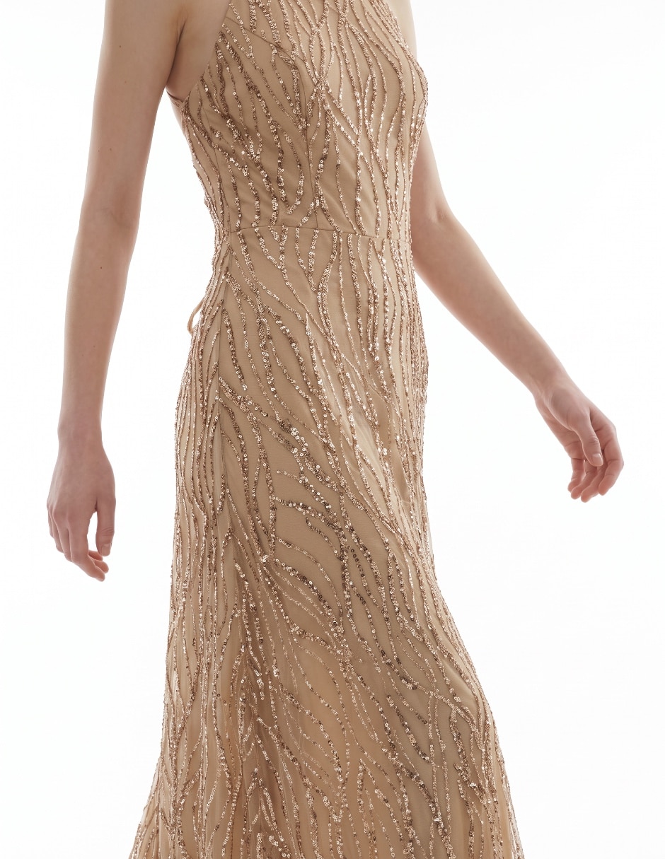 Vestido largo de fiesta para mujer 4