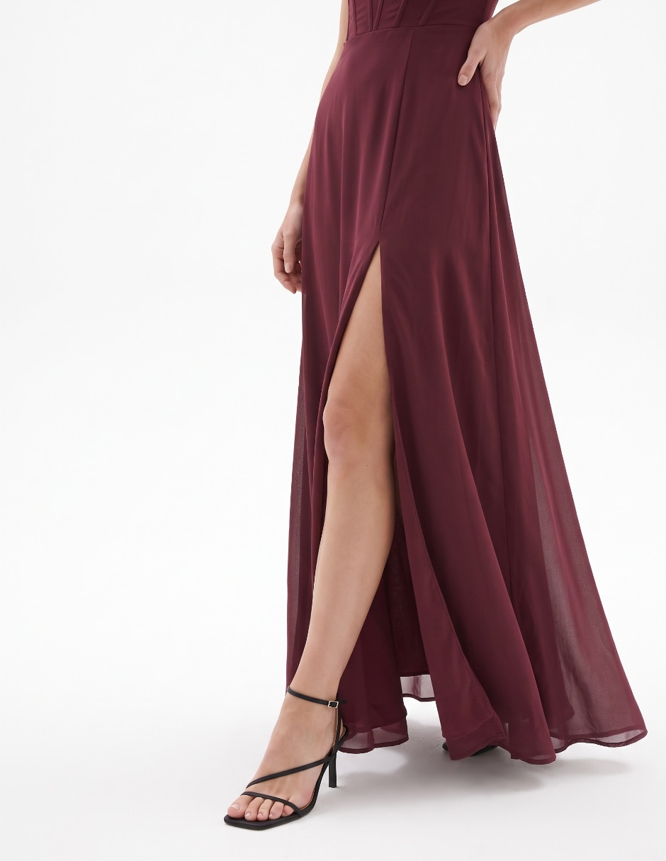 Vestido largo de fiesta para mujer 3