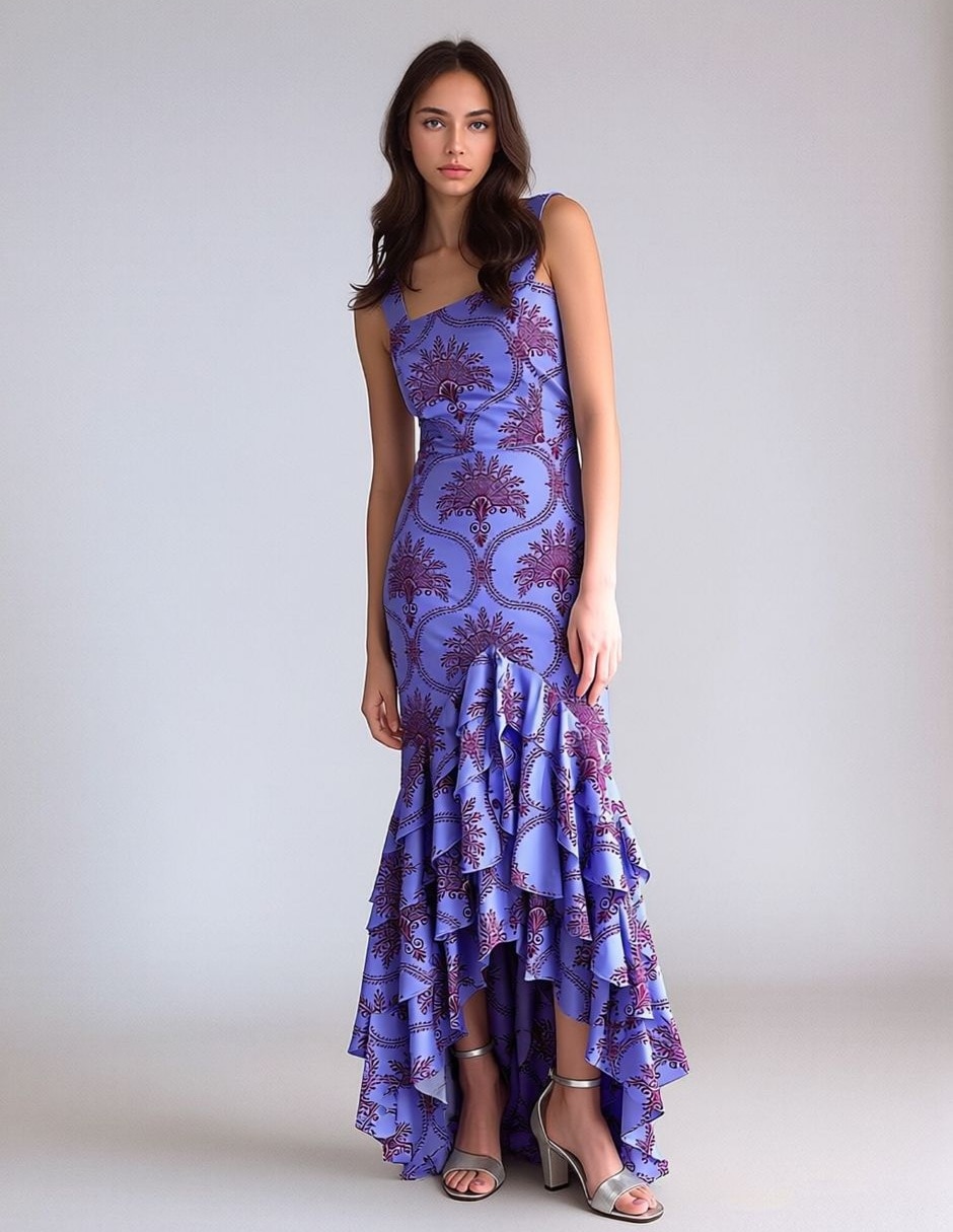 Vestido largo de fiesta para mujer