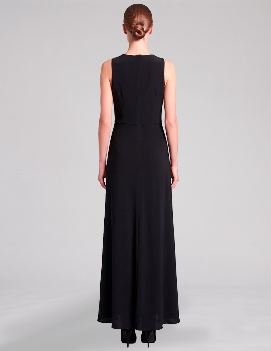 Vestido largo de fiesta escote Regular 3