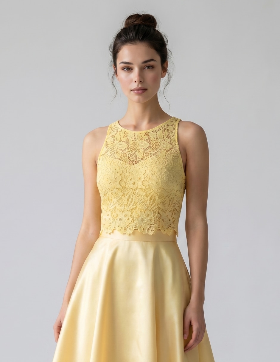 Vestido a la rodilla fiesta para mujer 4