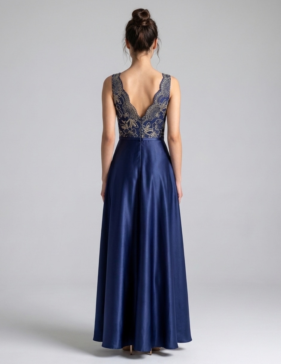 Vestido largo de fiesta para mujer 4