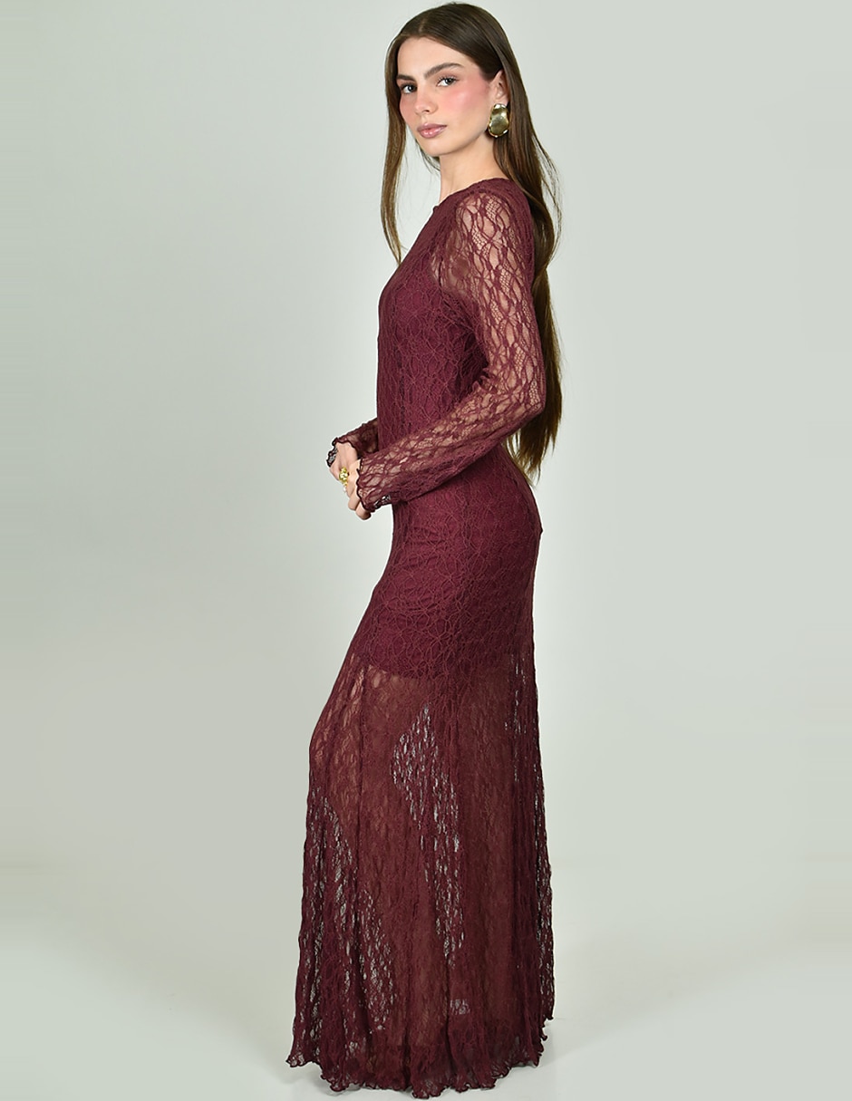 Vestido maxi fiesta para mujer 7