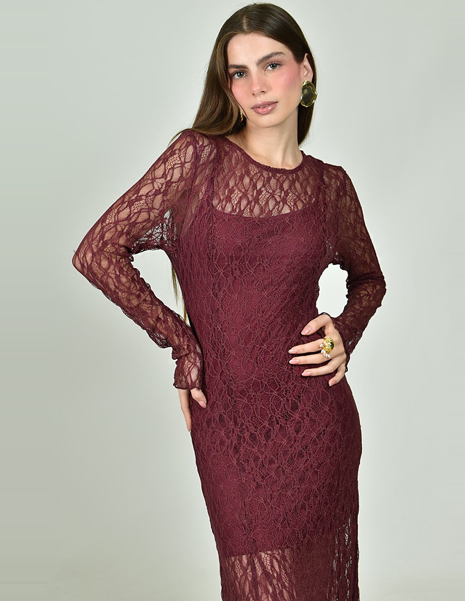 Vestido maxi fiesta para mujer
