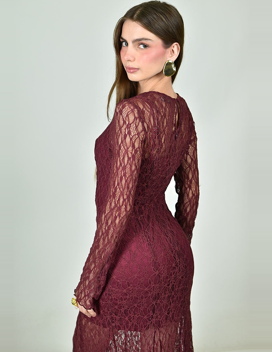 Vestido maxi fiesta para mujer