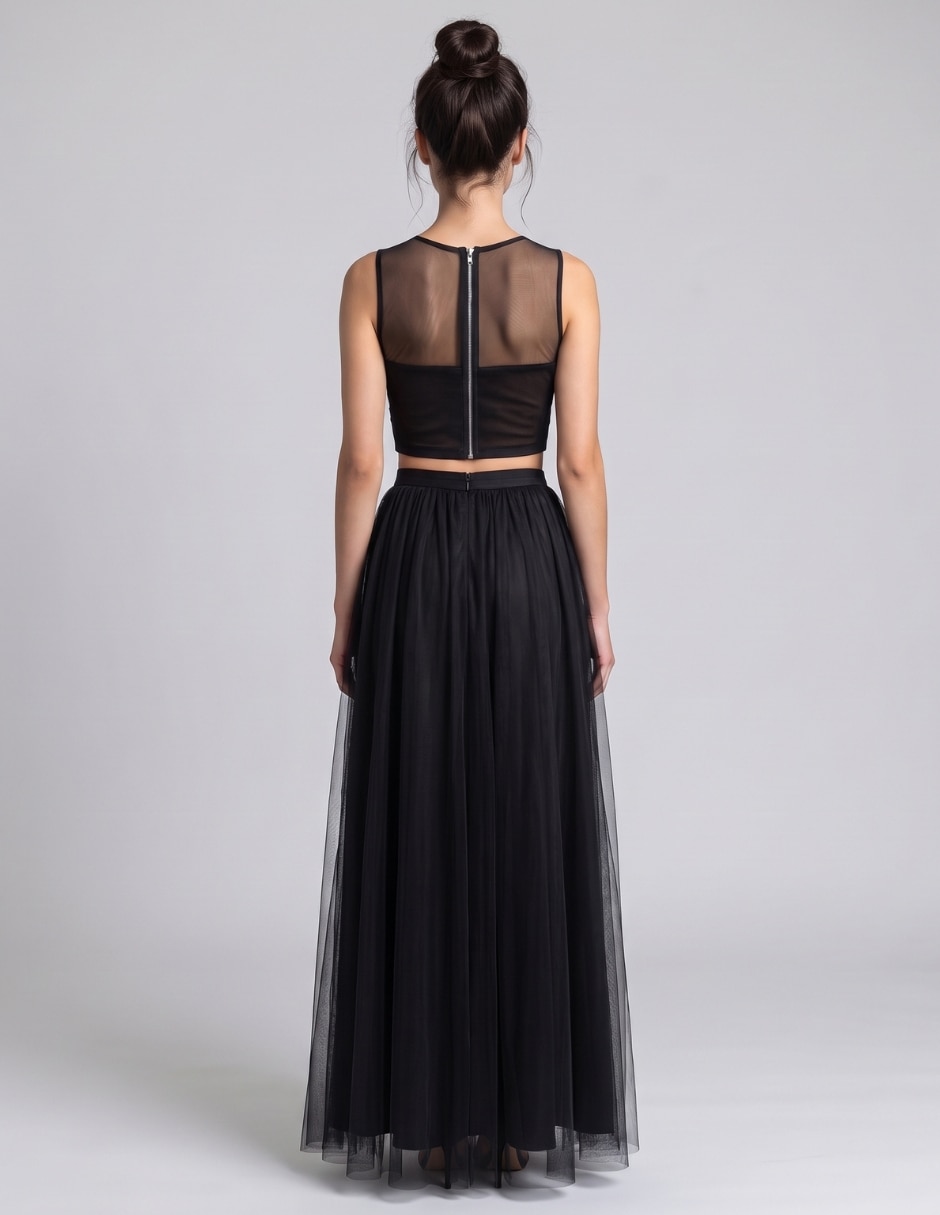 Vestido largo casual para mujer 4