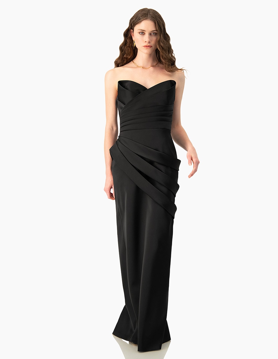 Vestido largo noche ivonne couture para mujer Vestido largo noche ivonne couture para mujer