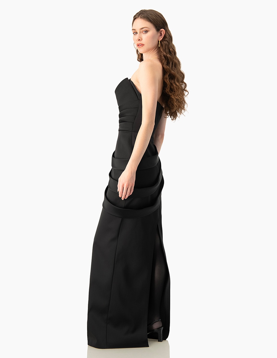 Vestido largo noche ivonne couture para mujer 3