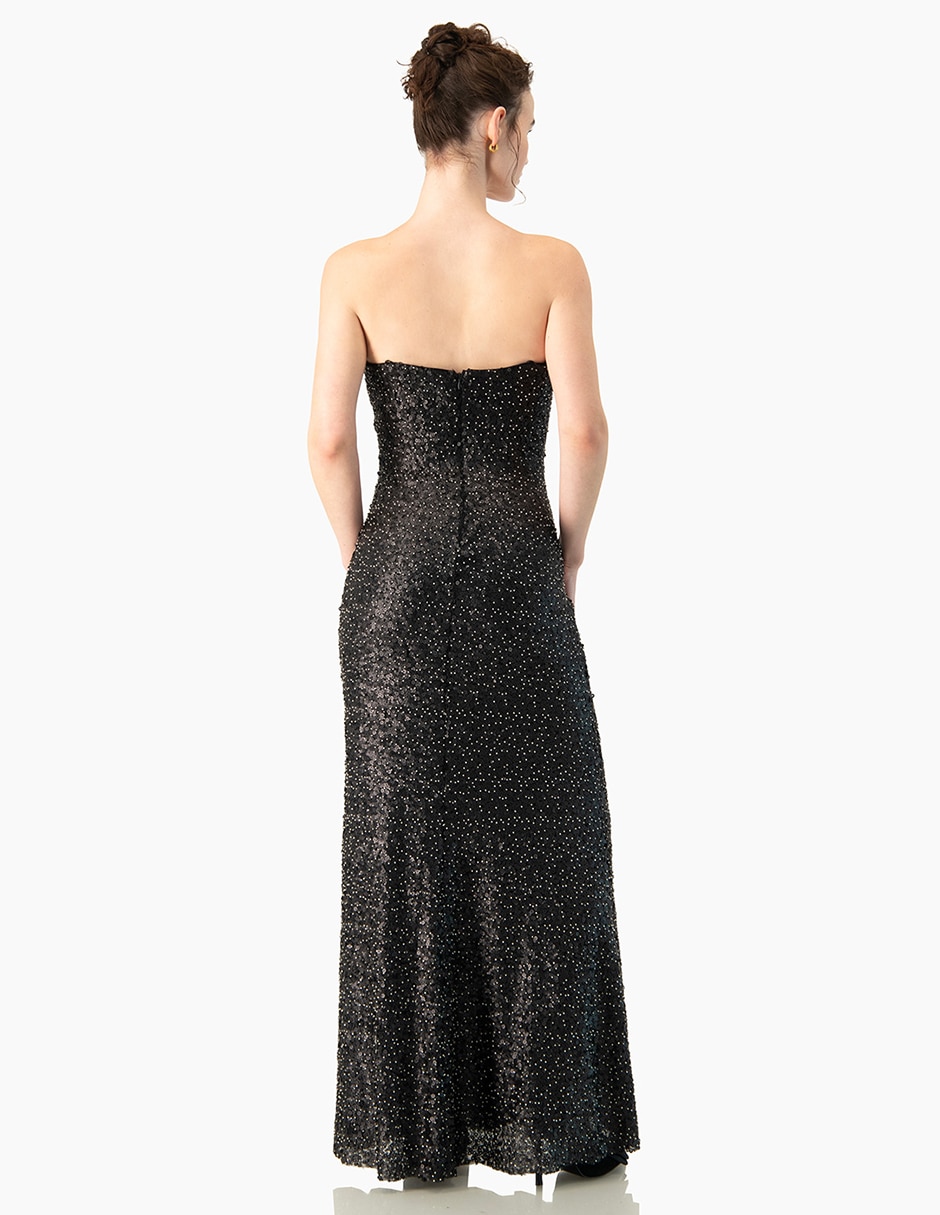 Vestido maxi de noche ivonne couture para mujer 2