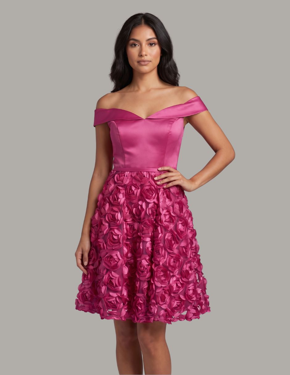 Vestido Arriba rodilla Fiesta para mujer 2