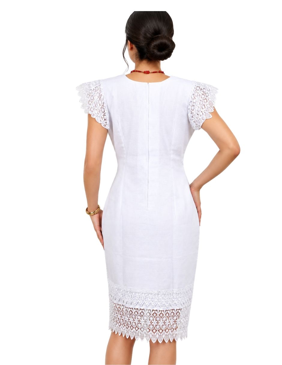 Vestido a la rodilla fiesta para mujer 4