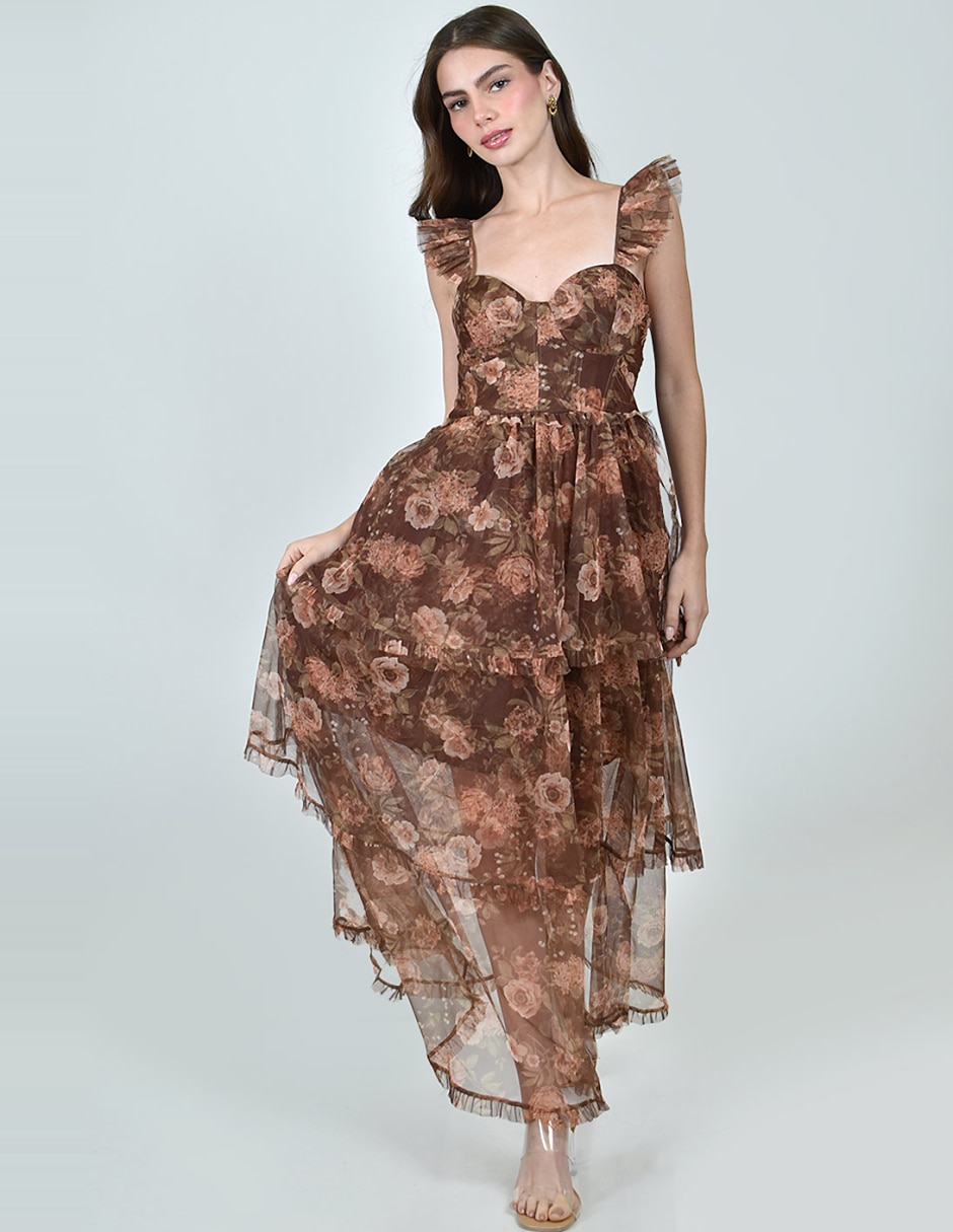 Vestido largo casual para mujer 6