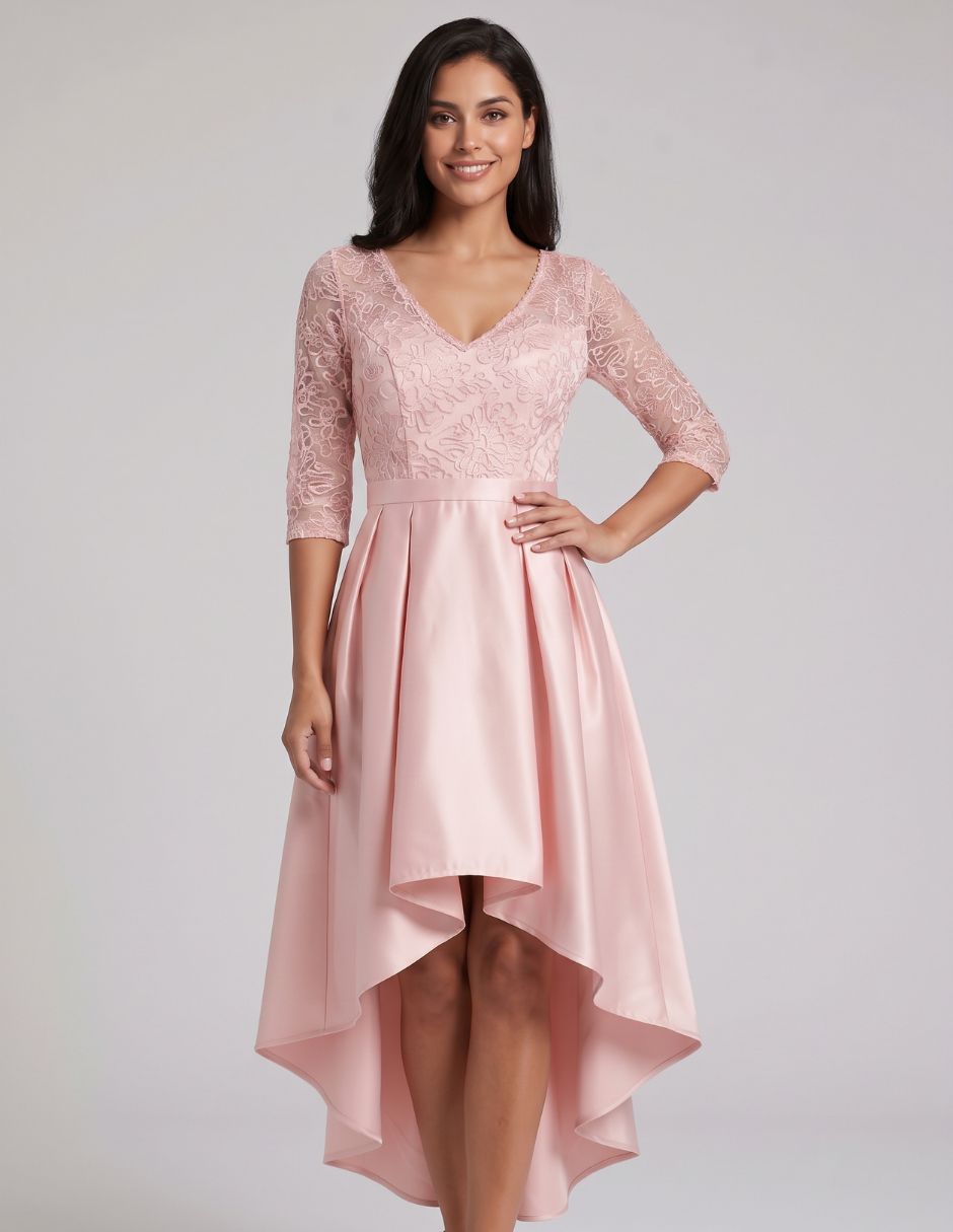 Vestido 3/4 fiesta para mujer 4