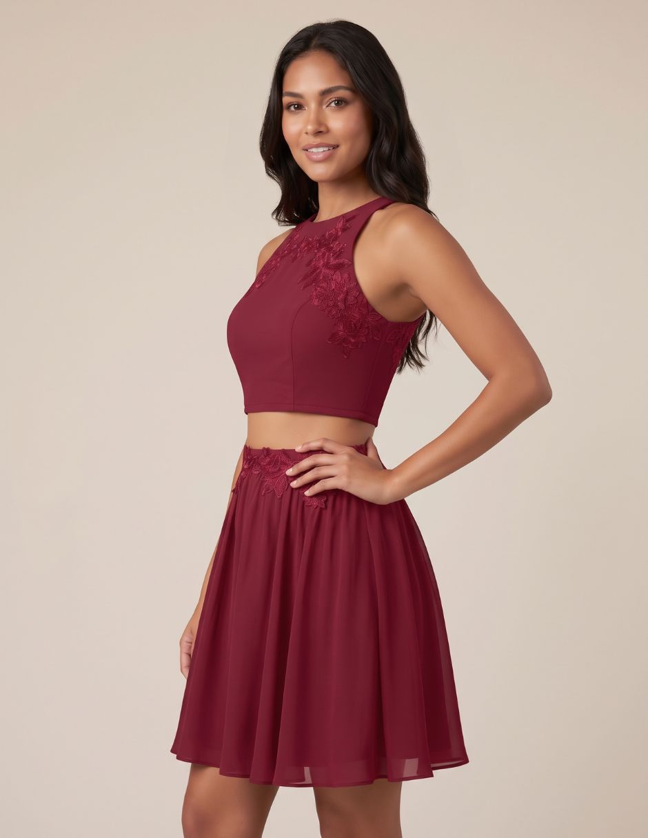 Vestido corto fiesta para mujer 2