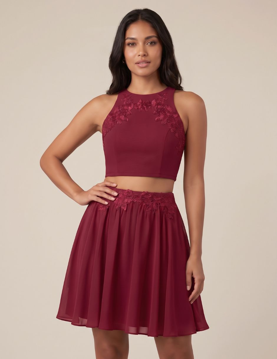 Vestido corto fiesta para mujer 4