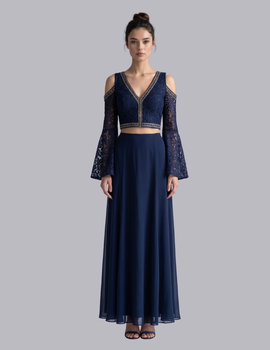 Vestido largo fiesta para mujer