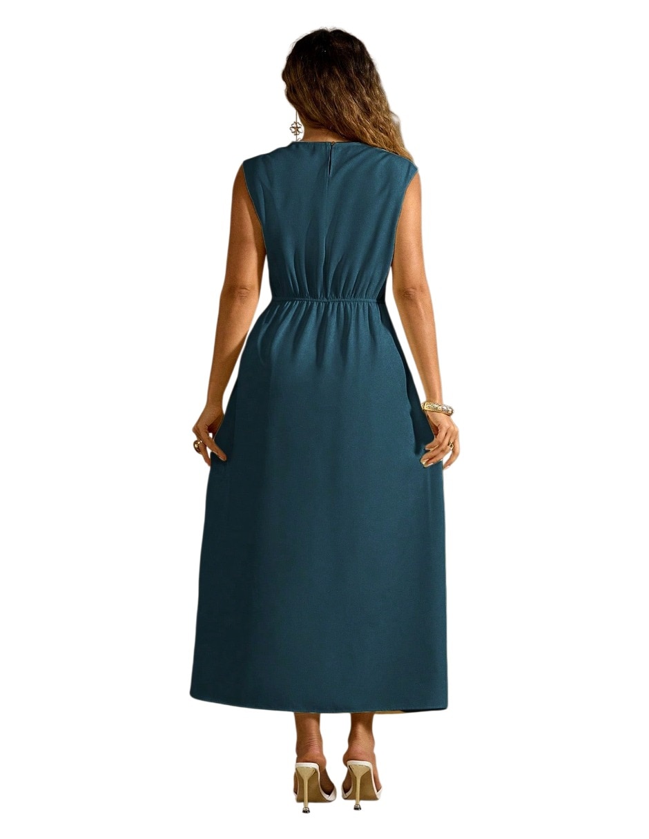Vestido largo cocktail para mujer 3