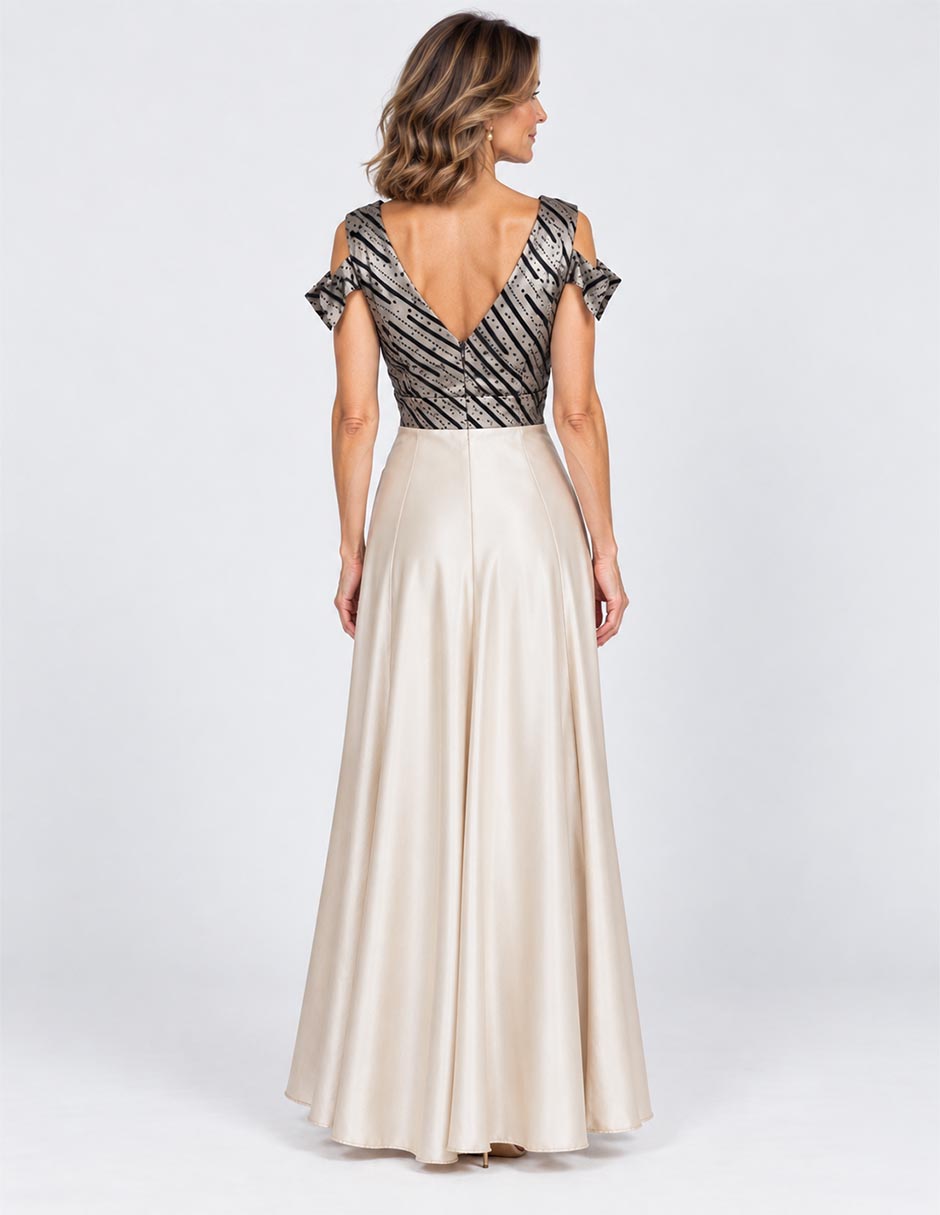 Vestido largo formal para mujer 3
