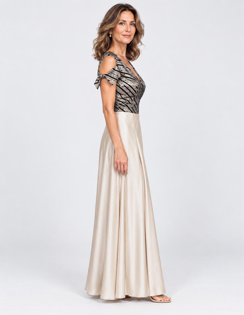 Vestido largo formal para mujer 4