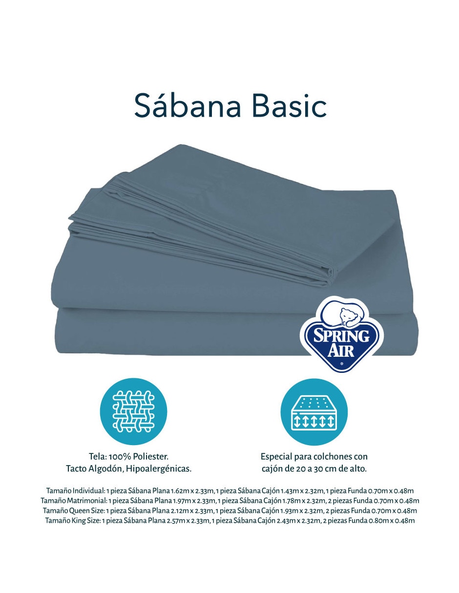 Juego de sábanas basic frosty 2