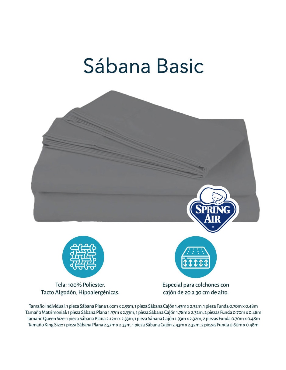 Juego de sábanas basic frosty 2