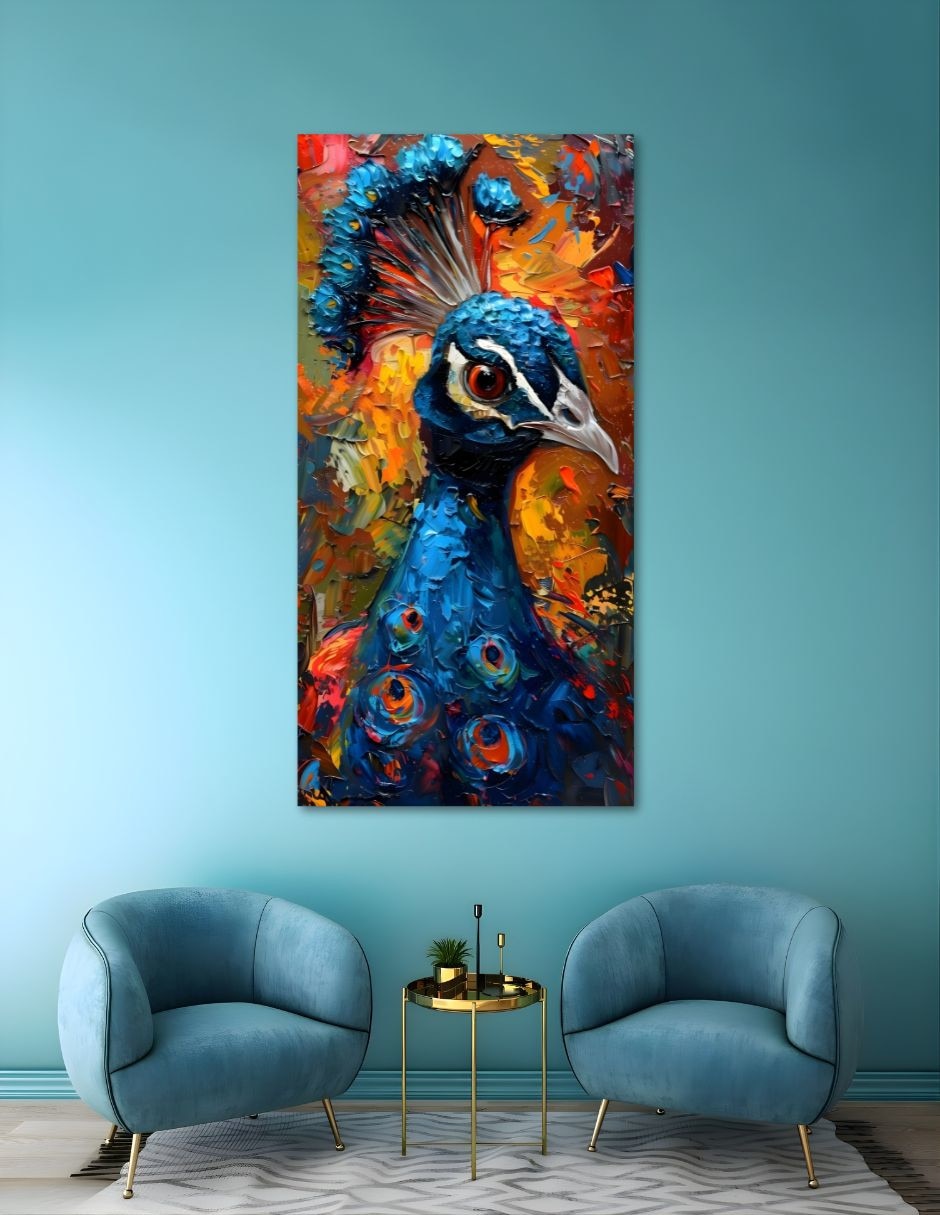 Cuadro decorativo Generica Animal pavo real