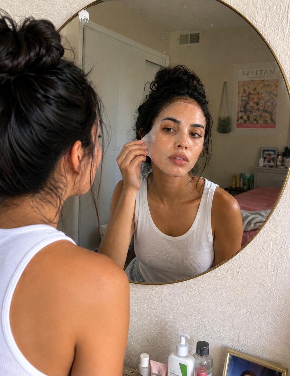 Set mascarilla facial Reafirmantes Y Nutritiva 4 Ceramidas para Fortalecimiento Sadoer