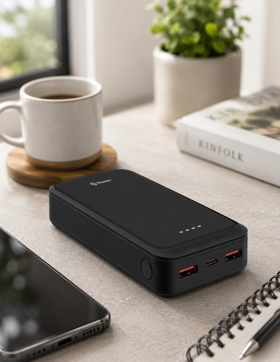 Batería portátil STEREN 20000 mAh PB-S020